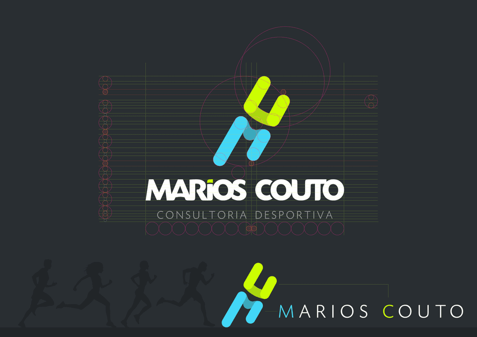Grid do logotipo Marios Couto